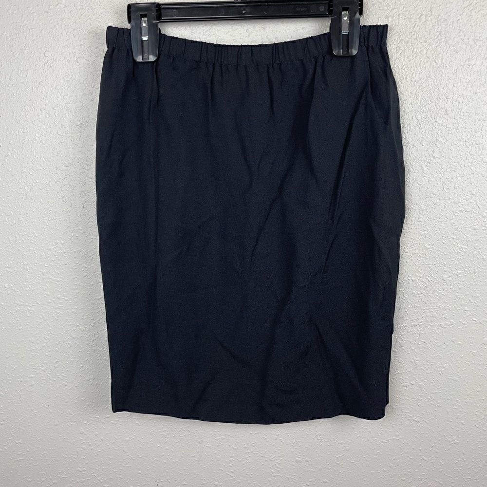 Mix Noveau Black Midi Skirt Size M EUC